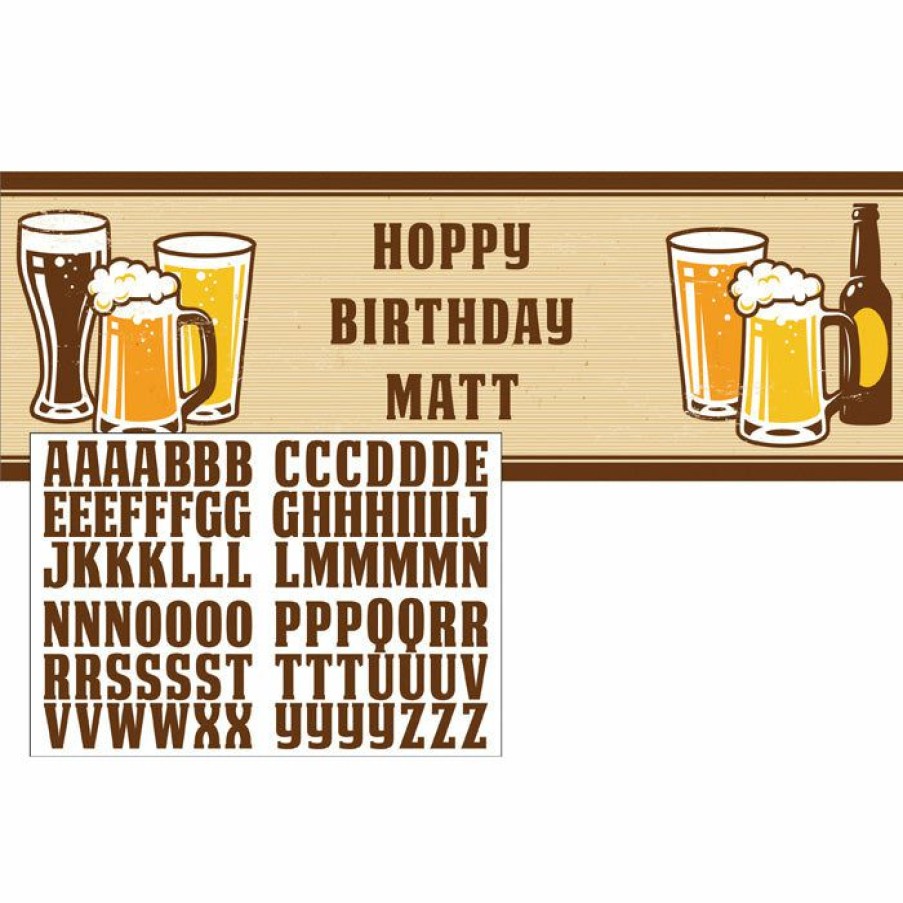 Birthdays * | Creative Converting Cheers & Beers Giant Party Banner W/Stck