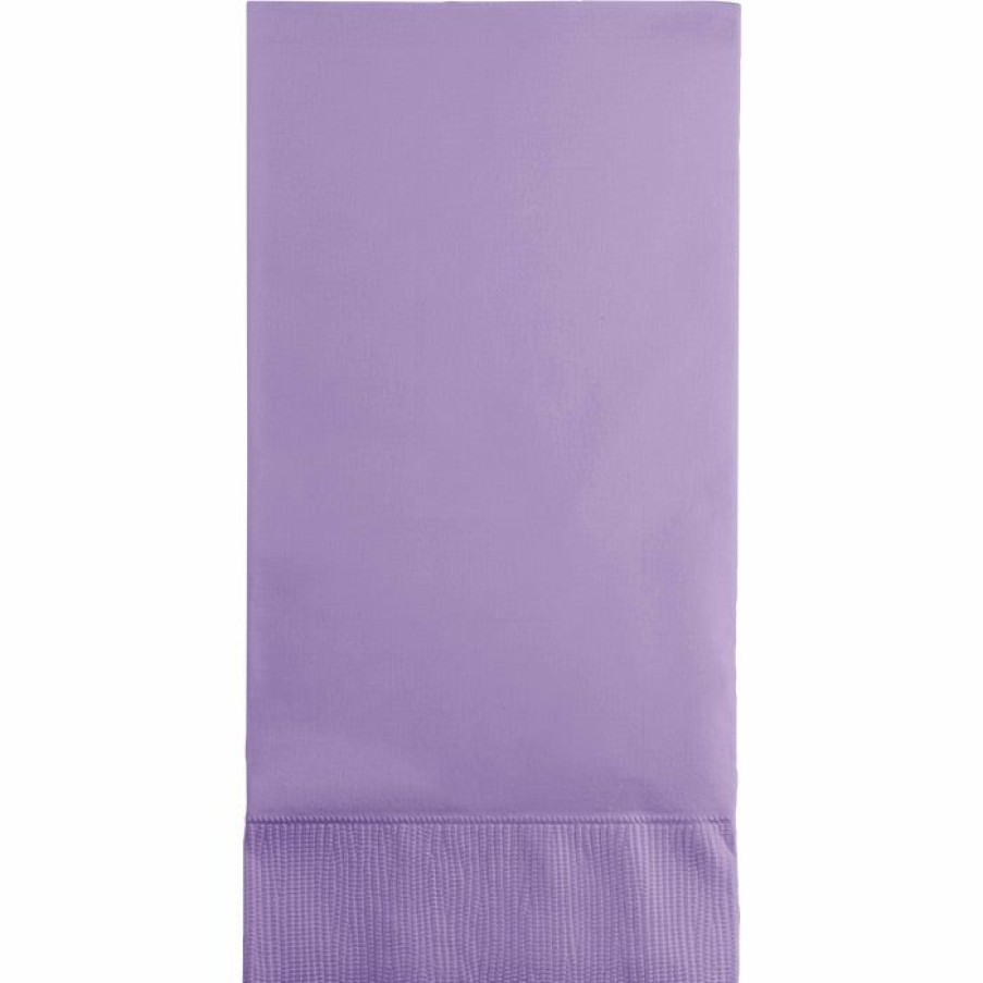 Solid Color Tableware * | Creative Converting Luscious Lavender Guest Towel, 3 Ply, 16 Ct Solid Color Tableware