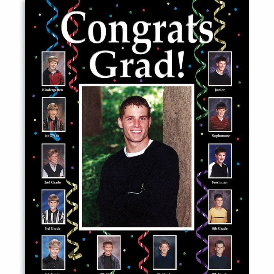 Graduation Party Supplies * | Creative Converting Graduate Through The Years Photo Frame