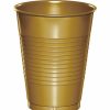 Solid Color Tableware * | Creative Converting Glittering Gold Plastic Cups, 20 Ct Solid Color Tableware