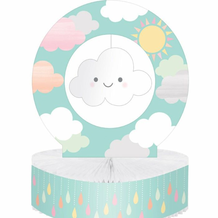 Baby Showers * | Creative Converting Sunshine Baby Shower Centerpiece Hc Shaped (Case Pack Of 6) Baby Showers