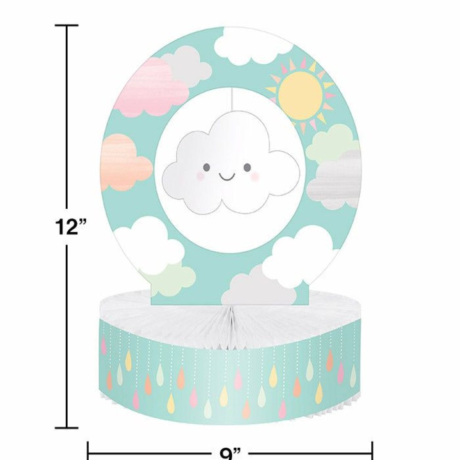 Baby Showers * | Creative Converting Sunshine Baby Shower Centerpiece Hc Shaped (Case Pack Of 6) Baby Showers