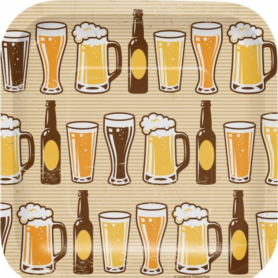 Birthdays * | Creative Converting Cheers And Beers Appetizer Plates, 8 Ct