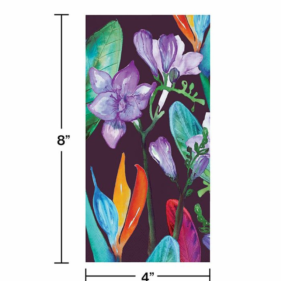 Holidays * | Creative Converting Summer, Bbq And Picnic Themed Decorations Bold Tropics Guest Towel, 3 Ply, 16 Ct