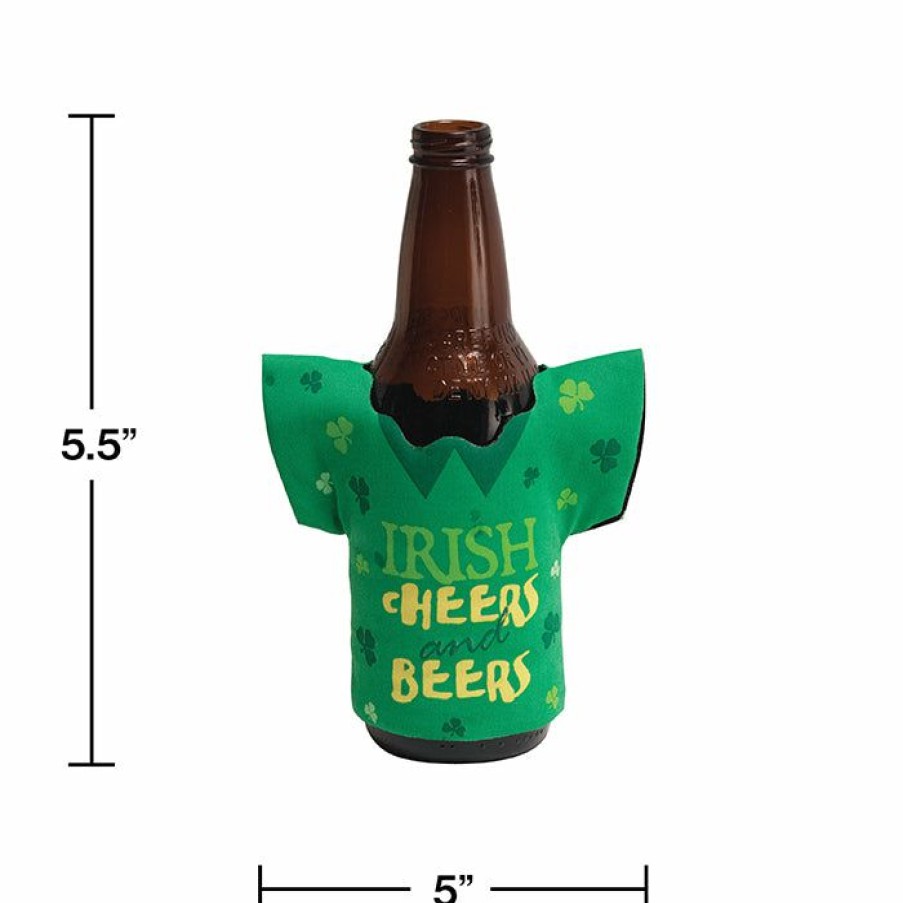 Holidays * | Creative Converting St Patrick'S Day Drink Holder