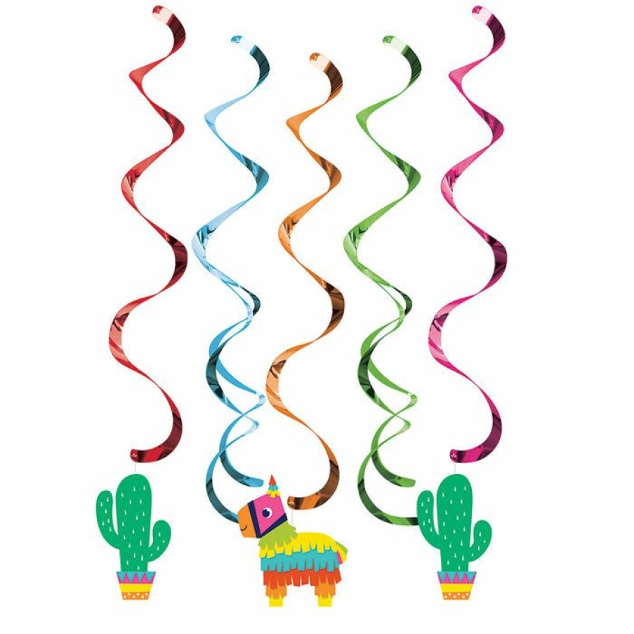 Holidays * | Creative Converting Cinco De Mayo And Fiesta Party Decorations Fiesta Fun Dizzy Danglers, 5 Ct