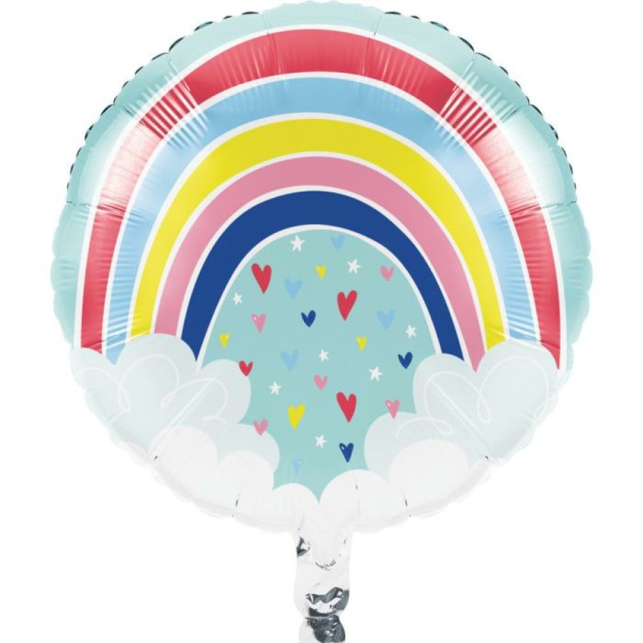 Birthdays * | Creative Converting Over The Rainbow 18 Mylar Ballon (10/Case) Kids Birthday Party Themes