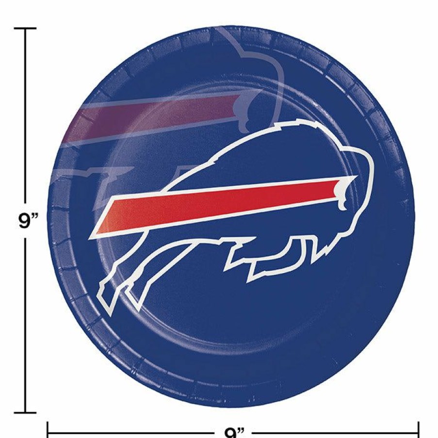 Sports * | Creative Converting Buffalo Bills Paper Plates, 8 Ct