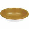 Solid Color Tableware * | Creative Converting Glittering Gold Paper Bowls 20 Oz., 20 Ct