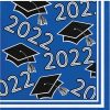 Graduation Party Supplies * | Creative Converting Cobalt Blue Class Of 2022 Beverage Napkins, 36Ct