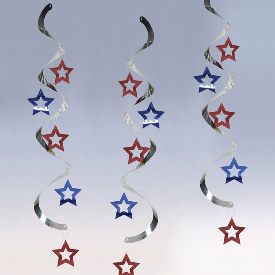 Holidays * | Creative Converting Patriotic Stars Dizzy Dangers, 5 Ct