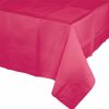 Solid Color Tableware * | Creative Converting Hot Magenta Tablecover 54 X 108 Polylined Tissue Solid Color Tableware