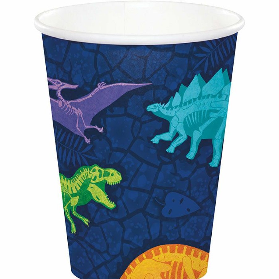 Birthdays * | Creative Converting Dino Dig Hot/Cold Cup 8Oz. 8Ct Kids Birthday Party Themes