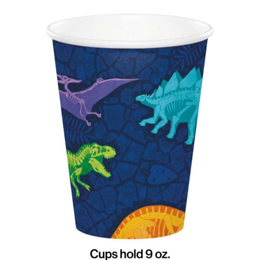 Birthdays * | Creative Converting Dino Dig Hot/Cold Cup 8Oz. 8Ct Kids Birthday Party Themes