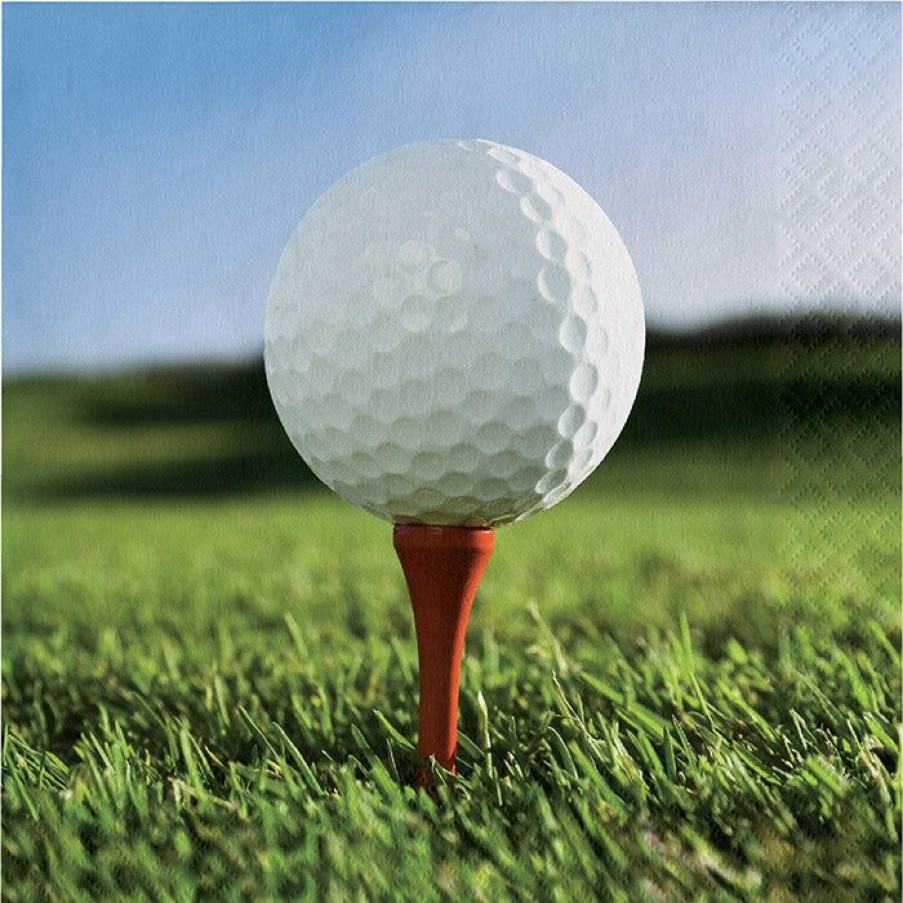 Sports * | Creative Converting Golf Napkins, 18 Ct Golf Party Decorations