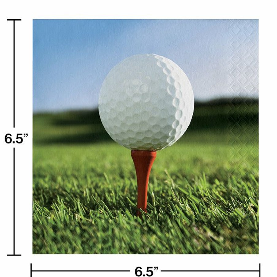 Sports * | Creative Converting Golf Napkins, 18 Ct Golf Party Decorations