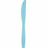 Solid Color Tableware * | Creative Converting Pastel Blue Plastic Knives, 24 Ct