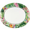 Themed Tableware * | Creative Converting Floral Paradise Oval Platter (8/Pkg) Themed Tableware