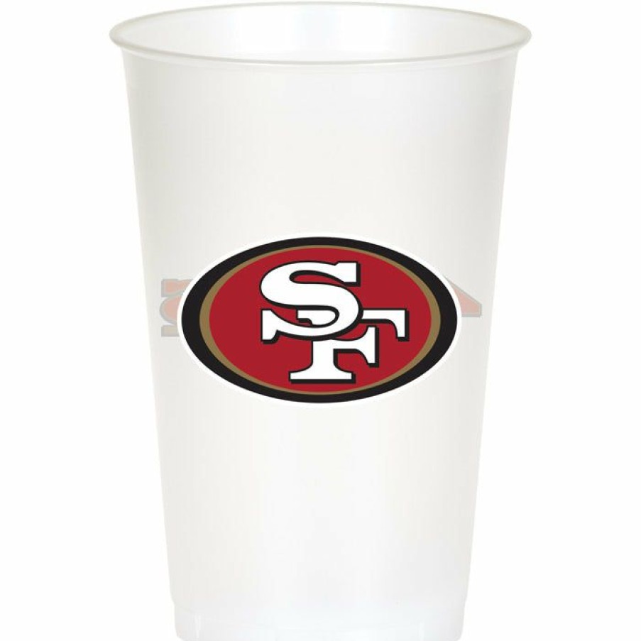 Sports * | Creative Converting San Francisco 49Ers Plastic Cup, 20Oz, 8 Ct