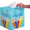 Graduation Party Supplies * | Creative Converting Rainbow Grad 12 X 12 Card Box (1/Pkg) Graduation Party Supplies