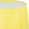 Solid Color Tableware * | Creative Converting Mimosa Plastic Tableskirt, 14 X 29 Solid Color Tableware