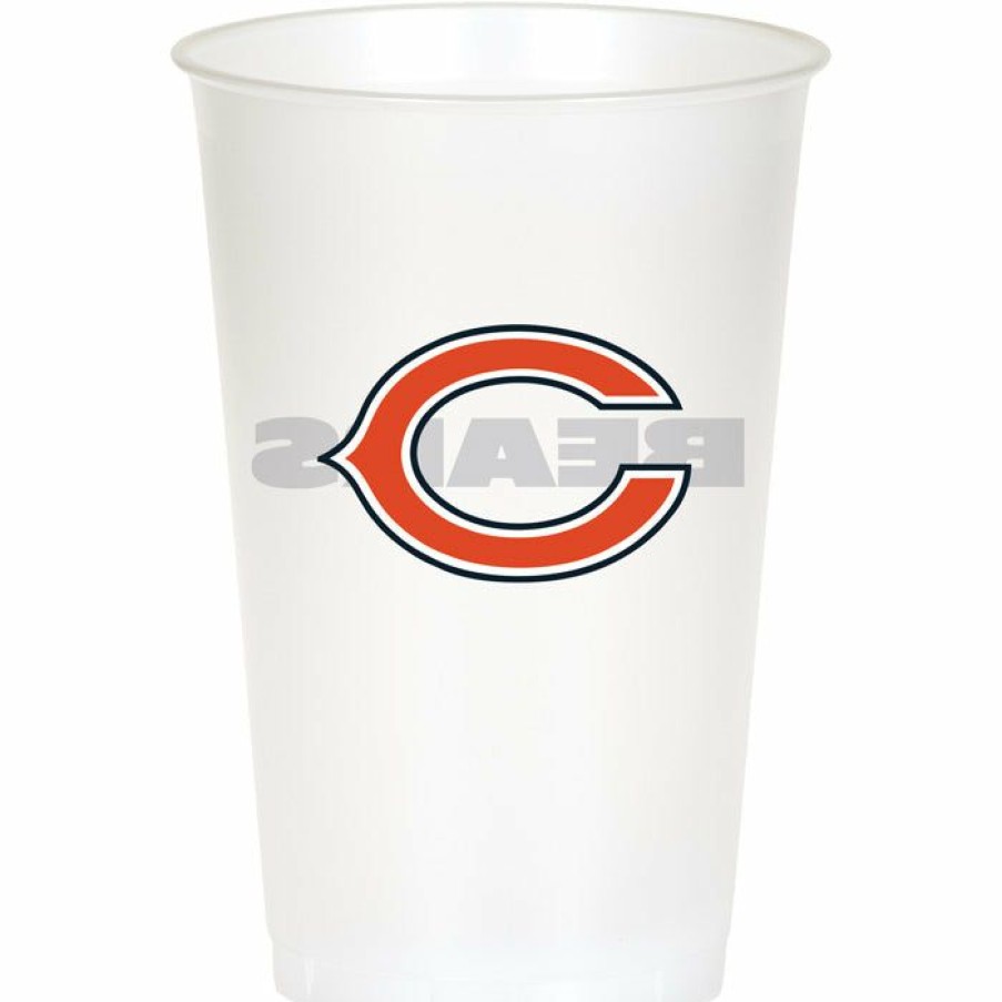 Sports * | Creative Converting Chicago Bears Plastic Cup, 20Oz, 8 Ct