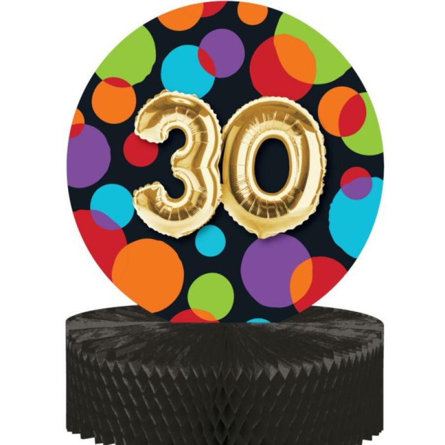 Birthdays * | Creative Converting Balloon Birthday Centerpiece Hc Shaped, 30 (Case Pack Of 6) Adult Birthday Party Themes