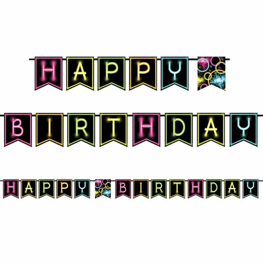 Birthdays * | Creative Converting Glow Party Ribbon Banner