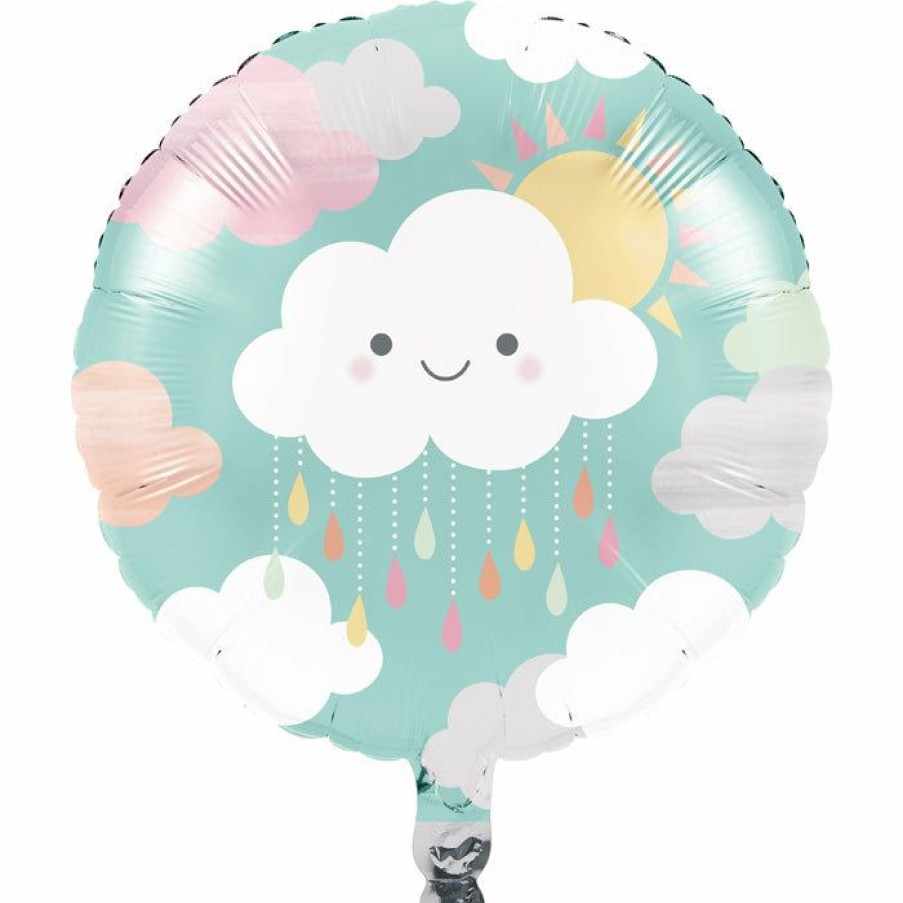 Baby Showers * | Creative Converting Baby Showers Sunshine Baby Shower Metallic Balloon 18 (Case Pack Of 10)