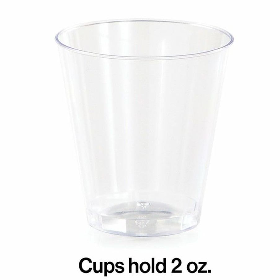 Solid Color Tableware * | Creative Converting Clear 20Ct 2 Oz Shot Glass, Clear, 20 Ct