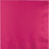 Solid Color Tableware * | Creative Converting Hot Magenta Luncheon Napkin 2Ply, 50 Ct