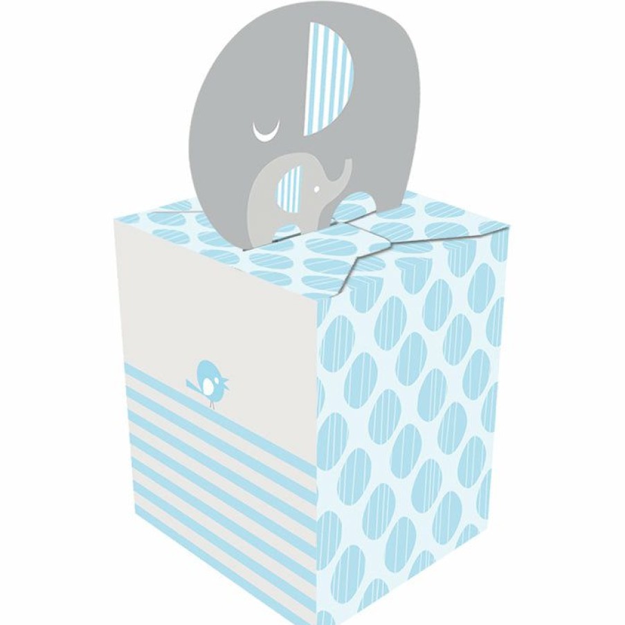 Baby Showers * | Creative Converting Little Peanut Boy Favor Box (48/Case) Baby Showers