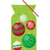 Holidays * | Creative Converting Cello Bag, Shaped, Christmas Ornaments, 20 Ct