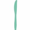 Solid Color Tableware * | Creative Converting Fresh Mint Green Plastic Knives, 24 Ct