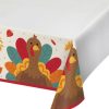 Holidays * | Creative Converting Thanksgiving Party Decorations Tom Turkey Paper Tablecover Border Print, 54 X 102