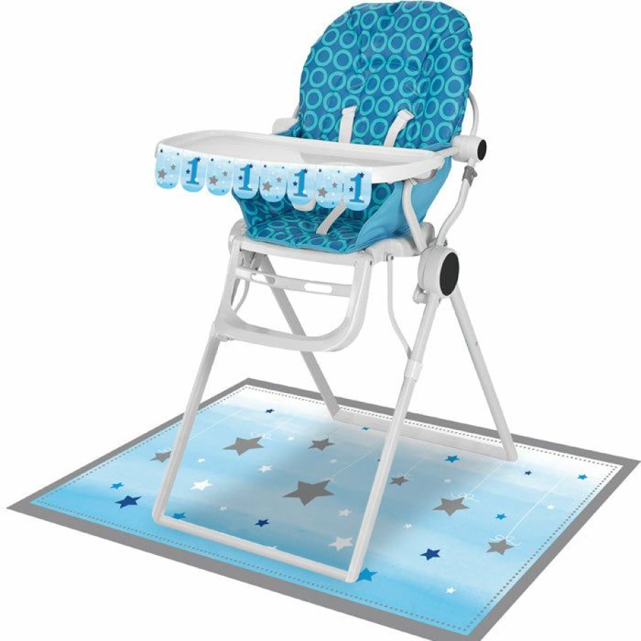 Birthdays * | Creative Converting One Little Star Boy High Chair Kit