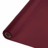 Solid Color Tableware * | Creative Converting Solid Color Tableware Burgundy Banquet Roll 40 X 100