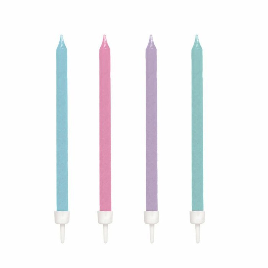 Birthdays * | Creative Converting Birthday Party Candles Pastel Candles, 12 Ct