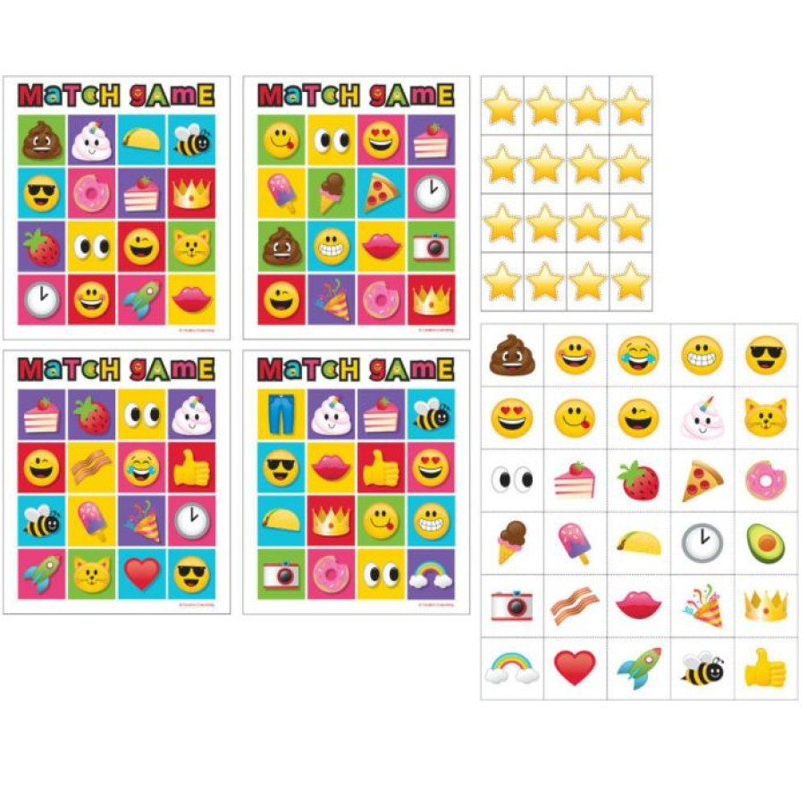 Birthdays * | Creative Converting Kids Birthday Party Themes Show Your Emojions Game Bingo (Case Pack Of 60)