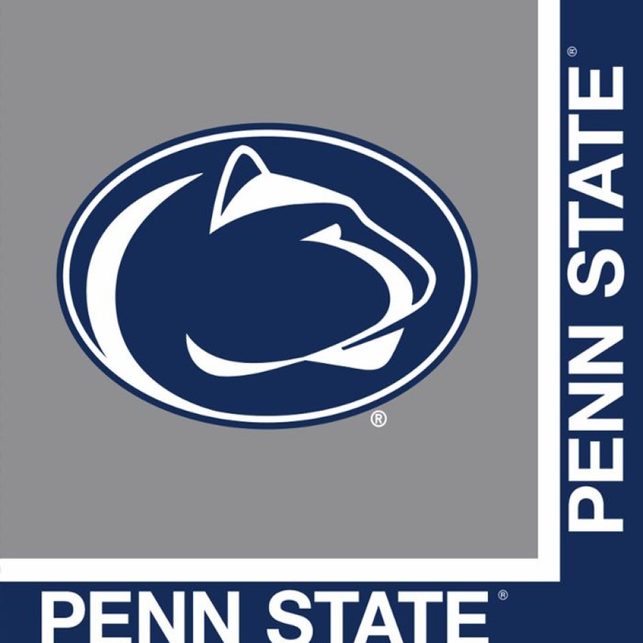 Sports * | Creative Converting Penn State University Napkins, 20 Ct Ncaa College Themed Party Decorations