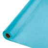 Solid Color Tableware * | Creative Converting Solid Color Tableware Bermuda Blue Banquet Roll 40 X 100