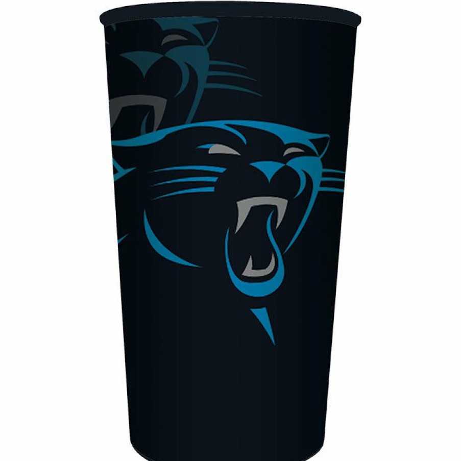 Sports * | Creative Converting Nfl And Football Party Supplies Carolina Panthers Plastic Cup, 22 Oz