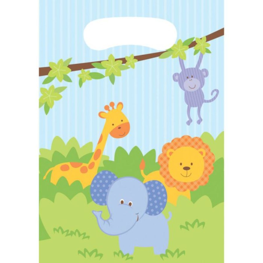 Baby Showers * | Creative Converting Forest Friends Loot Bags, Plastic (96/Case) Baby Showers