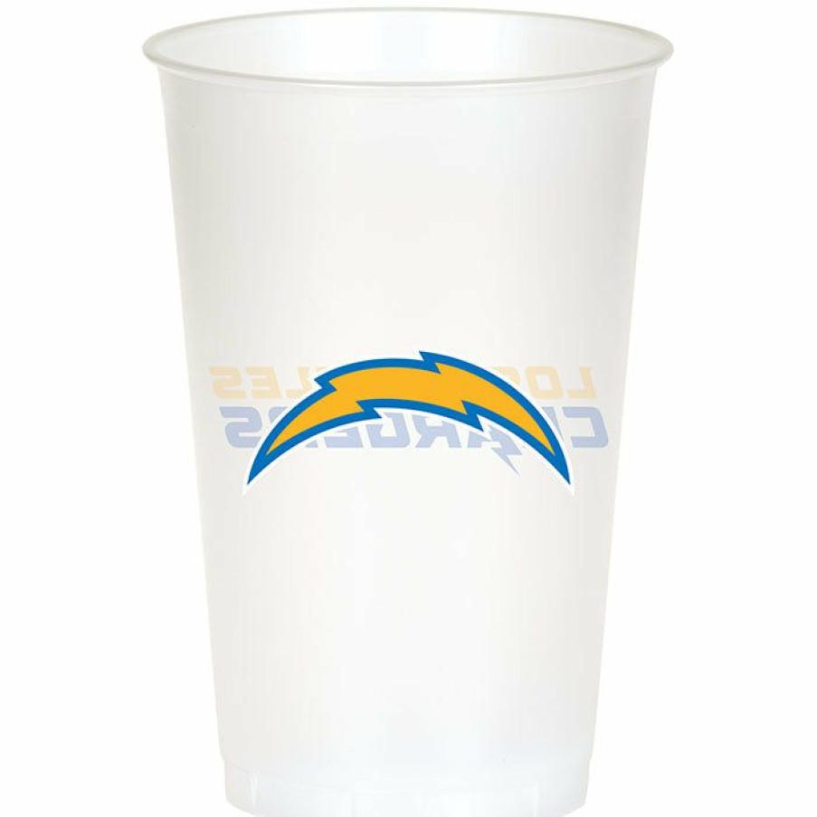 Sports * | Creative Converting Los Angeles Chargers Plastic Cup, 20Oz 8Ct