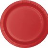 Solid Color Tableware * | Creative Converting Classic Red Paper Plates, 24 Ct Solid Color Tableware