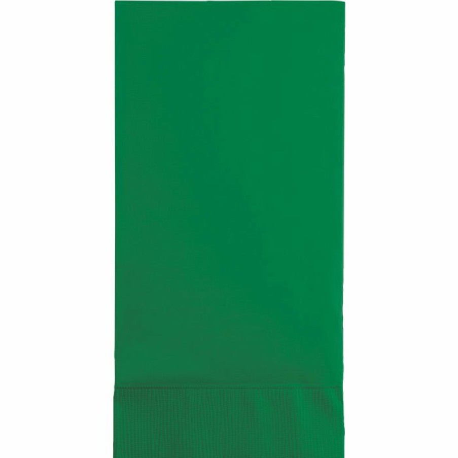 Solid Color Tableware * | Creative Converting Emerald Green Guest Towel, 3 Ply, 16 Ct