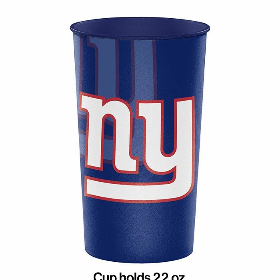 Sports * | Creative Converting Nfl And Football Party Supplies New York Giants Plastic Cup, 22 Oz