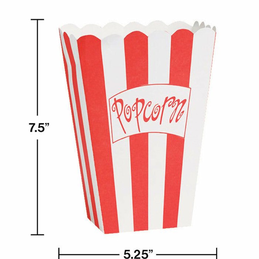 Themed Tableware * | Creative Converting Hollywood Lights Popcorn Box, 8 Ct