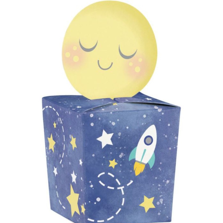 Baby Showers * | Creative Converting To The Moon And Back Favor Box (48/Case)