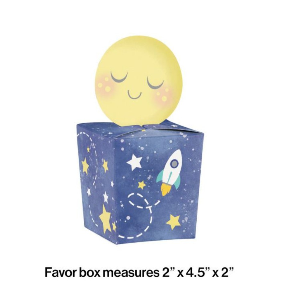 Baby Showers * | Creative Converting To The Moon And Back Favor Box (48/Case)